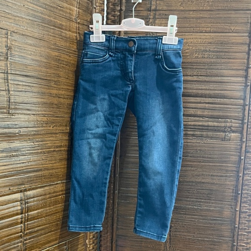 Hanna Andersson Dark Blue Kids Jeans, Size 100 / size 4 US sizing